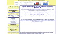 Desktop Screenshot of anrufbeantworter-mailbox-sprueche.de